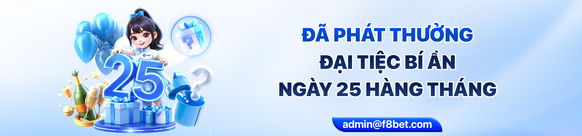 f8bet phát thưởng đại tiệc bí ẩn hàng tháng